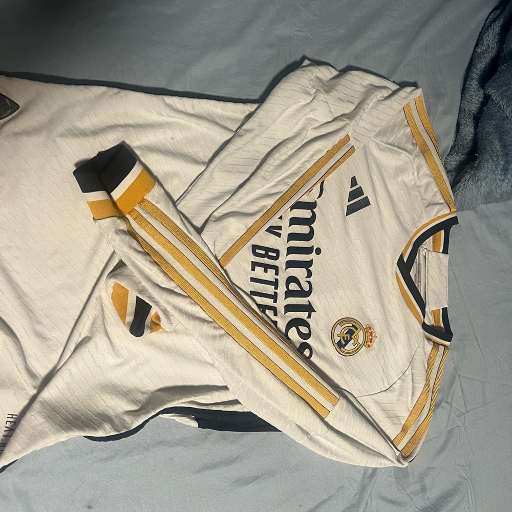 real Madrid long sleeve jersey authentic